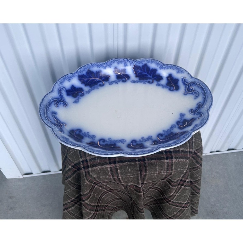 Johnson Brothers Normandy Flow Blue 16" Platter (450)
